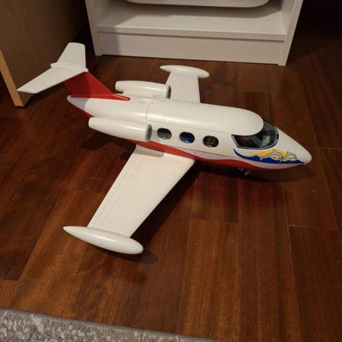 Playmobil Airplane with Two Travelers and Pilot like new