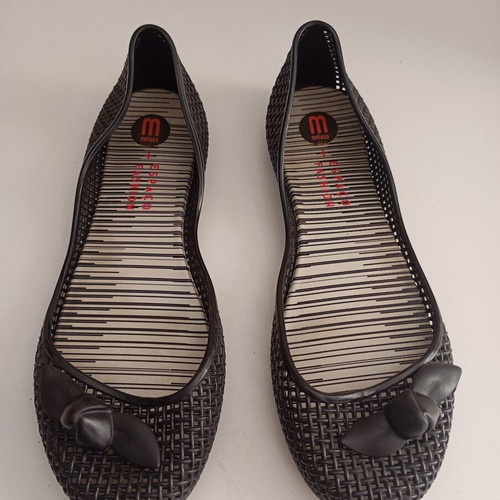 Melissa ballet flats size 40 used, black
