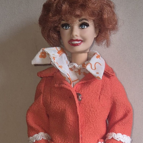 Vintage Barbie Lucy with extra head and vintage clothes used