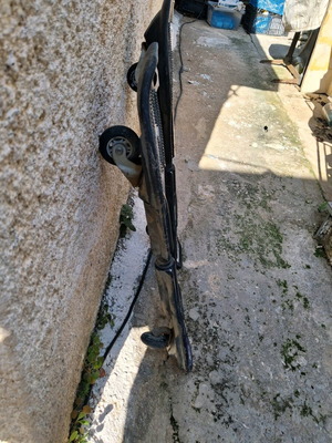 Stainless Steel Scooter and 2 Used Waveboards for Street Surfing