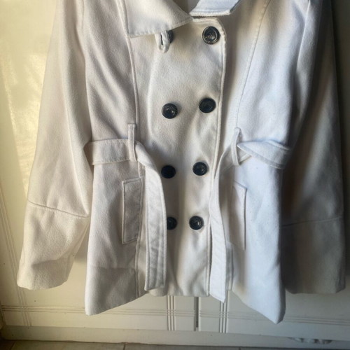 White nautical coat like new, size XXL fitting L-XL