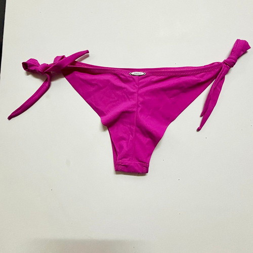 Luna Brazilian slip swimsuit, fuchsia, size L