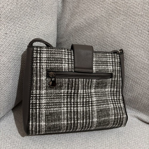 Erick Style Women's Shoulder Crossbody Bag new, plaid design