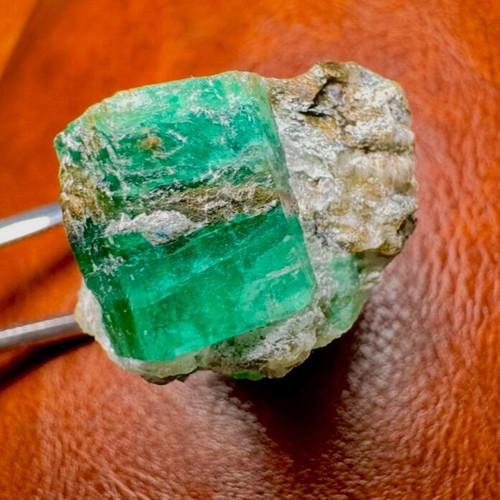 Emerald raw and rare museum-quality natural specimen