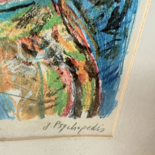 Psychopaides Silk Screen Print like new, numbered 155/199
