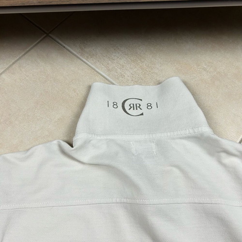 Cerruti 1881 men's polo shirt size L beige cotton like new
