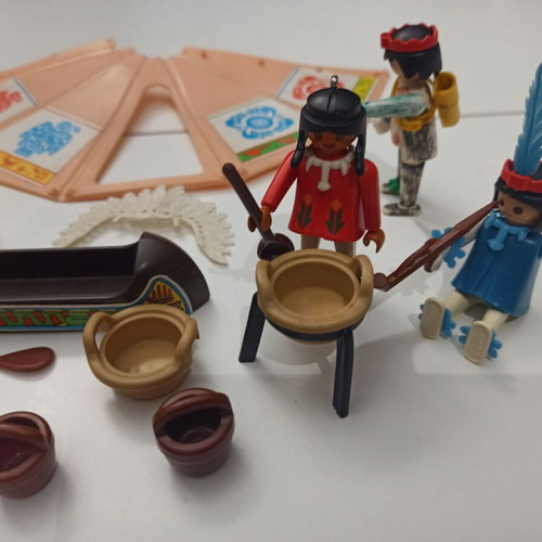 Playmobil Lyra 3406 Western Native Americans used, various pieces