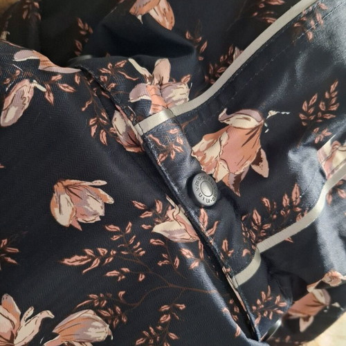 Minymo parka for girl size 128, like new, floral design