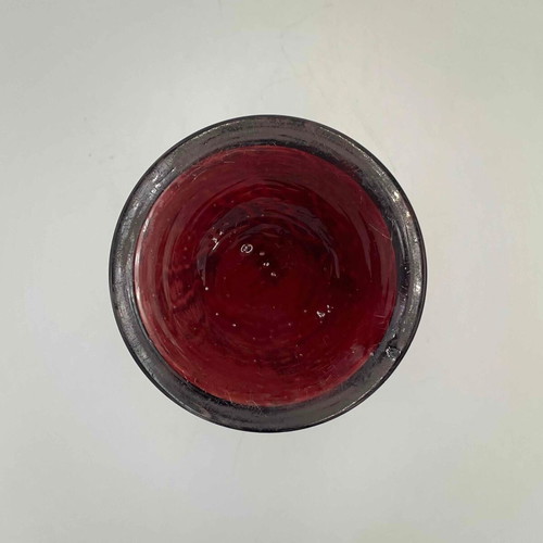 Art Nouveau glass vase ruby like new, 1885-1920