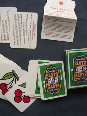 Vegas Nite Slots card game 1989 like new, complete with cards
