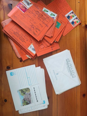 First day covers and postcards new, Russia Greece