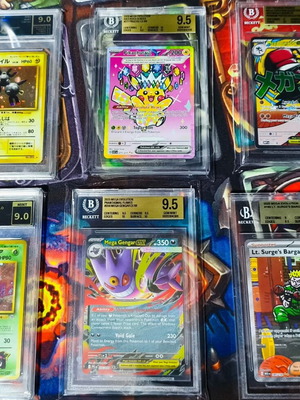 Pokemon Card Slabs New Pack of 6