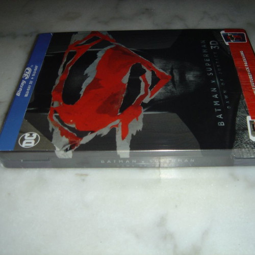 Batman v Superman 3D Blu-Ray καινούργιο Greek Steelcase