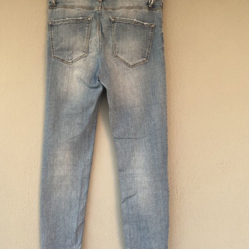 Stradivarius Slim Fit High Rise Blue Jeans like new, size L