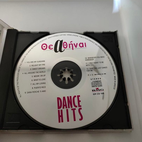 CD Thelo Einai Dance Hits 1995 like new, blues
