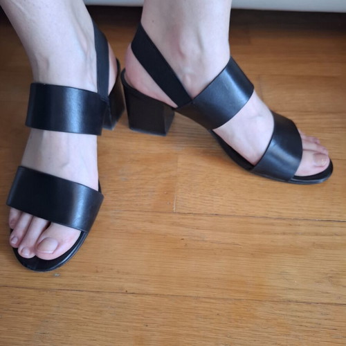 Leather sandals & Other Stories size 36, like new, 6 cm heel