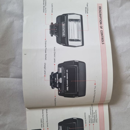 Olympus OM System Electronic Flash T20 operating instructions used