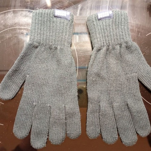 Bosco knitted gloves S/M new, dark blue