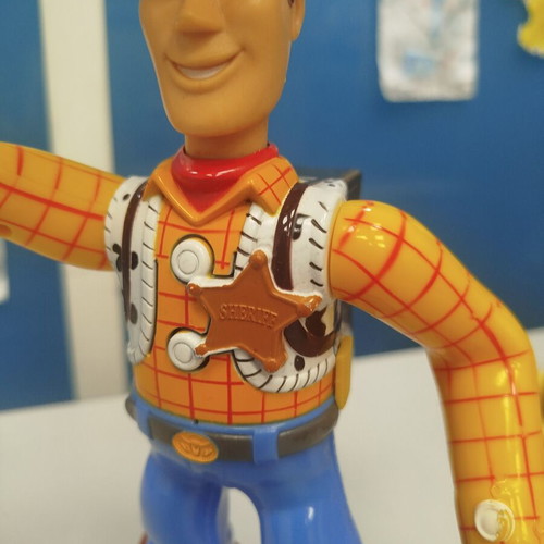 Walkie-talkie Toy Story collectible like new with Buzz Lightyear and Woody figures