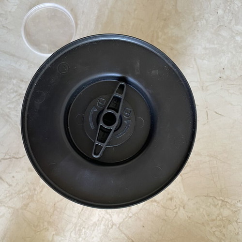 Hepa vacuum filter with metal mesh and cap like new