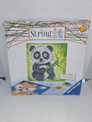 String It craft kit used, panda design