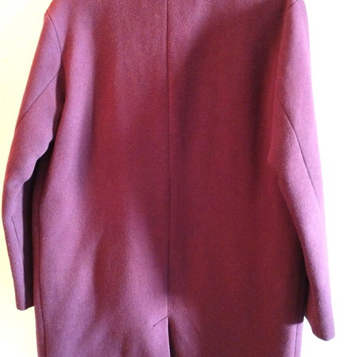 Pull & Bear women's coat burgundy like new, sizes S and M