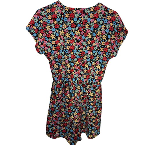 Stradivarius multicolor floral romper