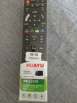 Panasonic TV remote control, aftermarket