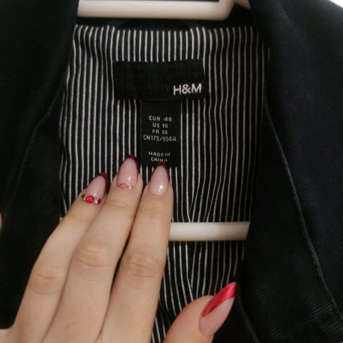 H&M dark blue jacket used XXL
