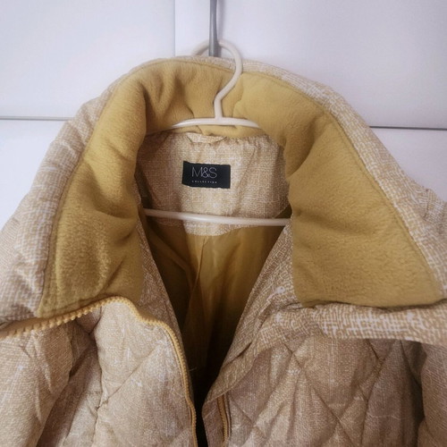 Marks & Spencer Women's Jacket no 42 like new, yellow-gold
