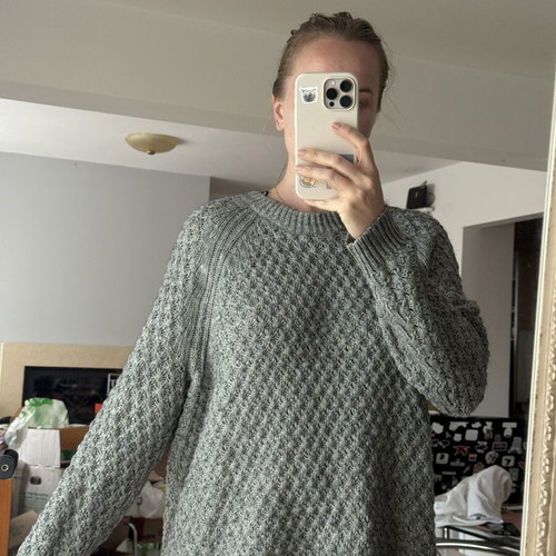 Πουλόβερ H&M γκρι oversize μέγεθος S-M σαν καινούργιο