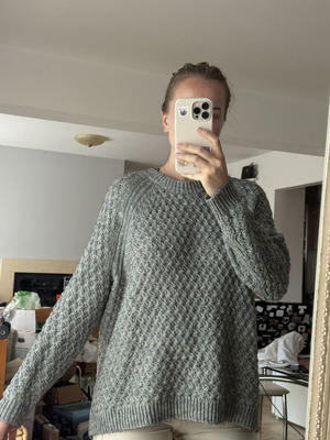 Πουλόβερ H&M γκρι oversize μέγεθος S-M σαν καινούργιο