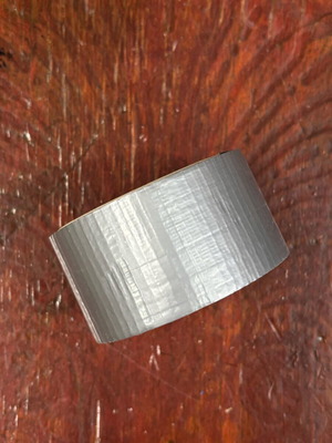 Υφασμάτινη ταινία ασημί silver 48mm φάρδος 10 μέτρα καινούργιο