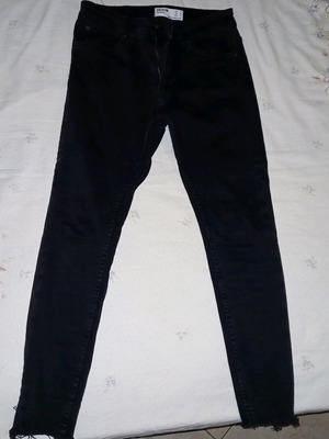 Bershka men's black denim jeans like new, size S
