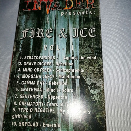 Metal Invader Fire and Ice vol. I cassette used, metal