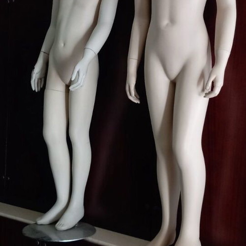 Child Display Mannequins like new, boy and girl with metal bases