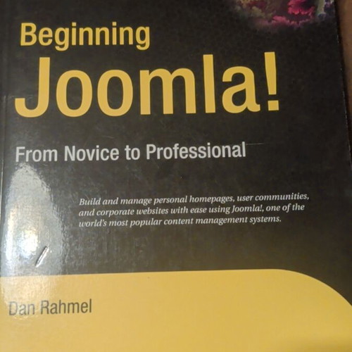 Beginning Joomla! book like new, from novice to professional