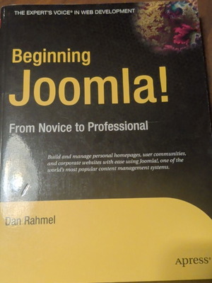 Beginning Joomla! book like new, from novice to professional