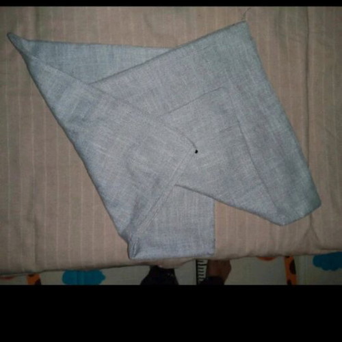 Sofa pillowcases like new, double-sided with zipper, gray