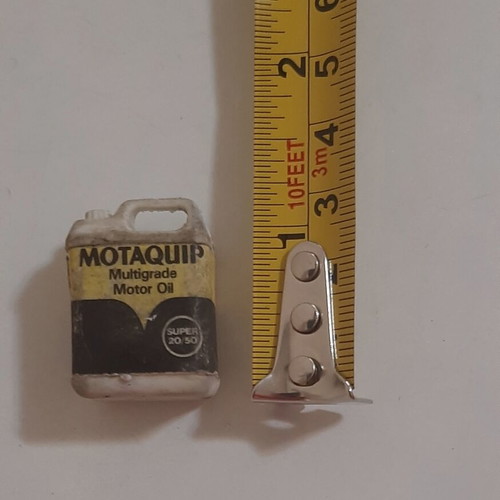 Vintage '80s Motaquip oil container eraser unused