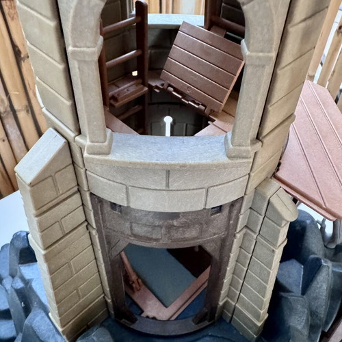 Playmobil 3665 Baron's Battle Tower used medieval playset 1993