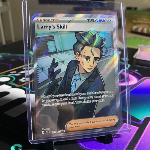 Larry's Skill Pokémon Card like new