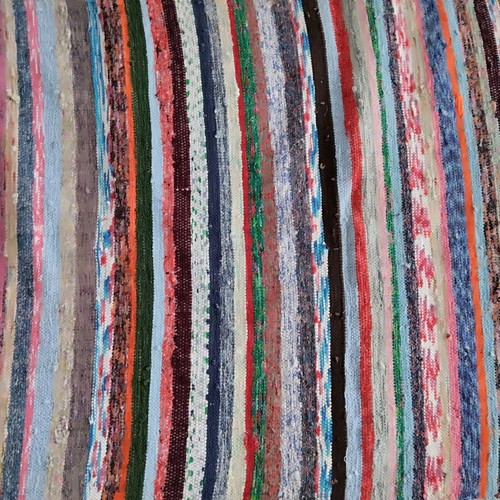 Cotton traditional woven rug new 350x90 cm