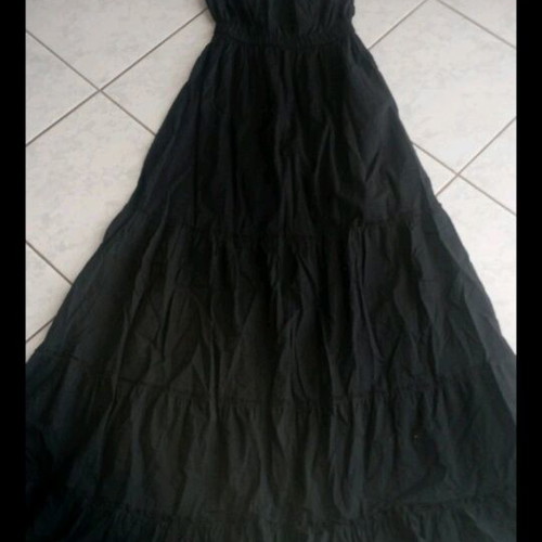 Black strapless Sprider dress like new, 100% cotton, size M