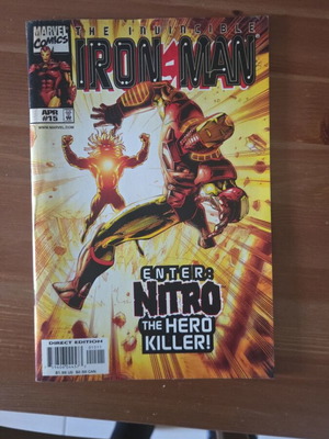 The Invincible Iron Man Comic April 1999 Like New