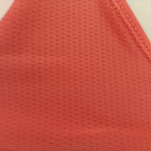 Adidas sports bra used, orange, size M