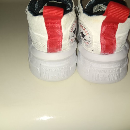 Converse All Star shoes size 22 used, white slip-on