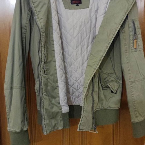 Emerson jacket size L green like new