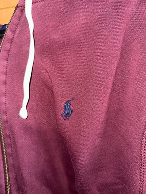 Ζακέτα Polo Ralph Lauren μπορντό XXL σαν καινούργια