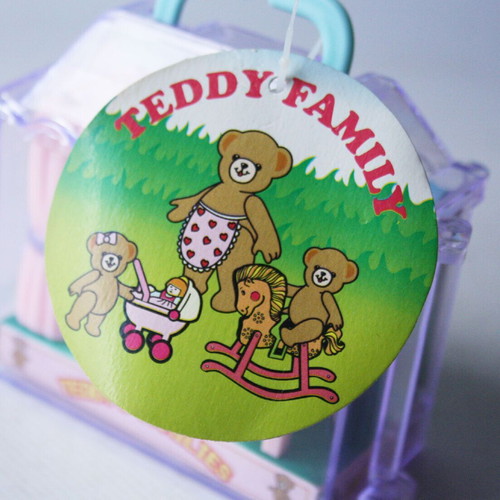 Teddy's Families bear figures set new, pack of 3